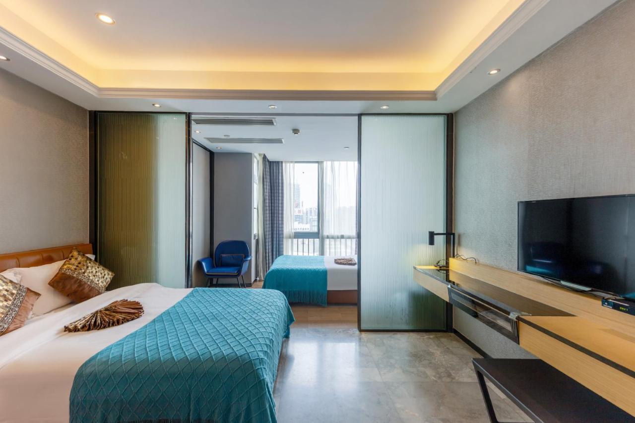Yoyo Apartment Jiedeng Metropolis Branch, Beijing Road Kanton Exterior foto