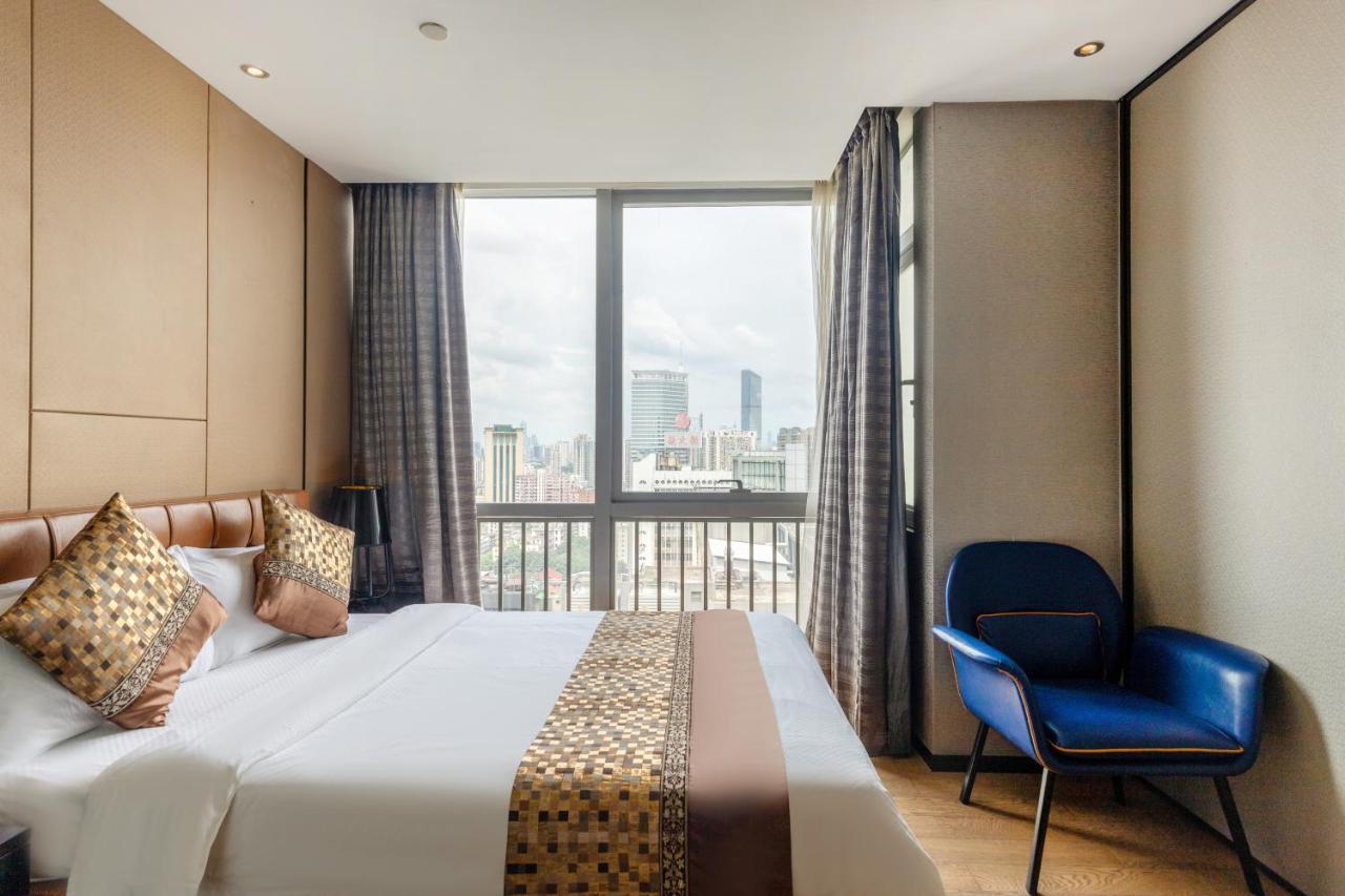 Yoyo Apartment Jiedeng Metropolis Branch, Beijing Road Kanton Exterior foto
